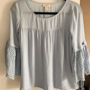 LOFT blue blouse